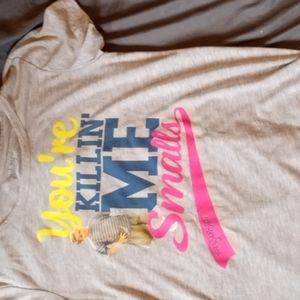 Gray The sandlot you're killing me smalls tee shirt